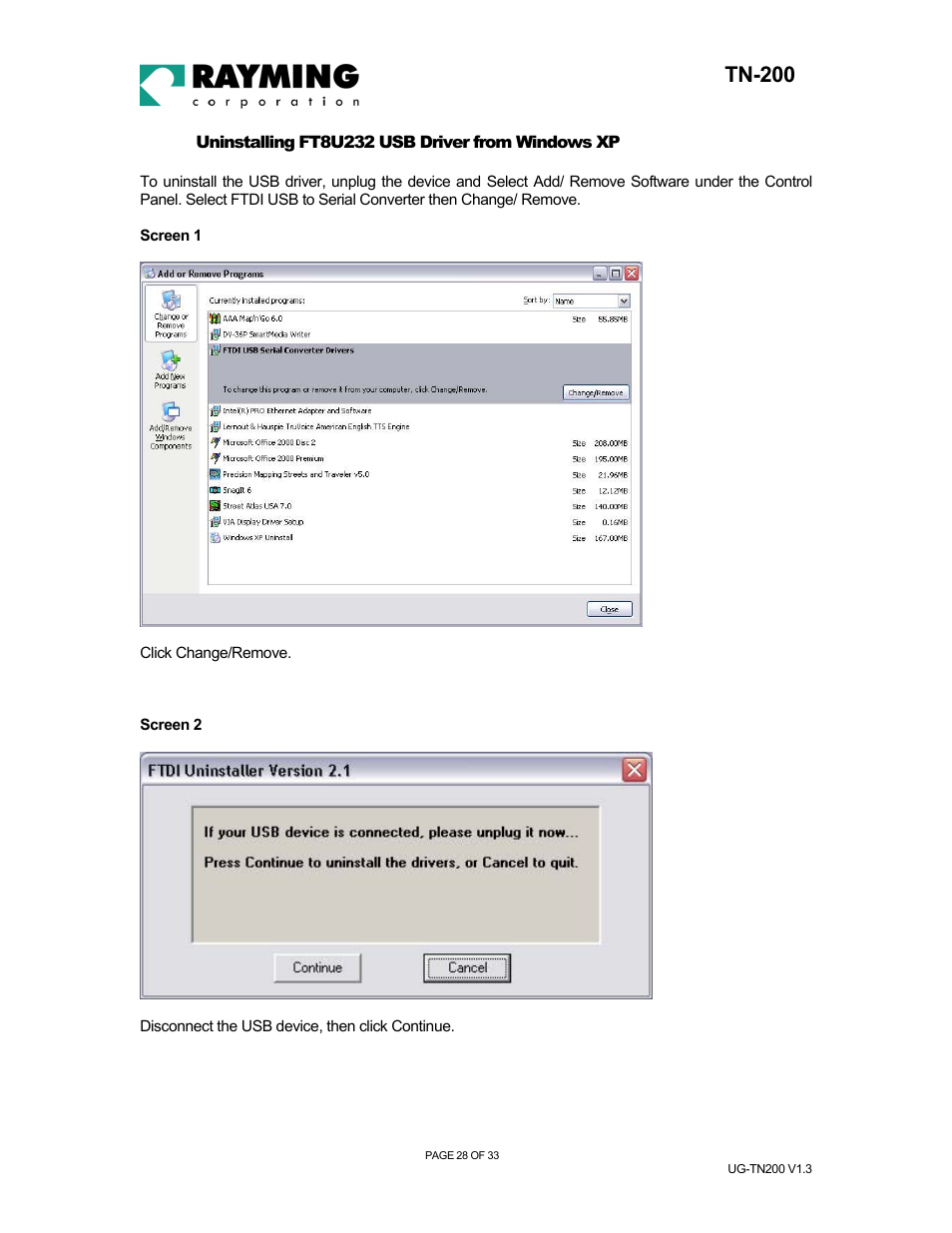 Tn-200 | Rayming TN-200 User Manual | Page 28 / 33