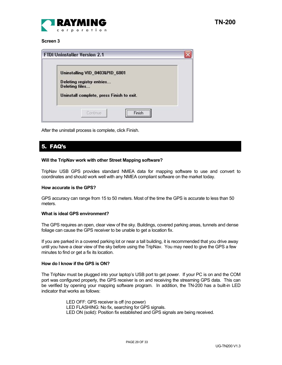 Tn-200 | Rayming TN-200 User Manual | Page 29 / 33