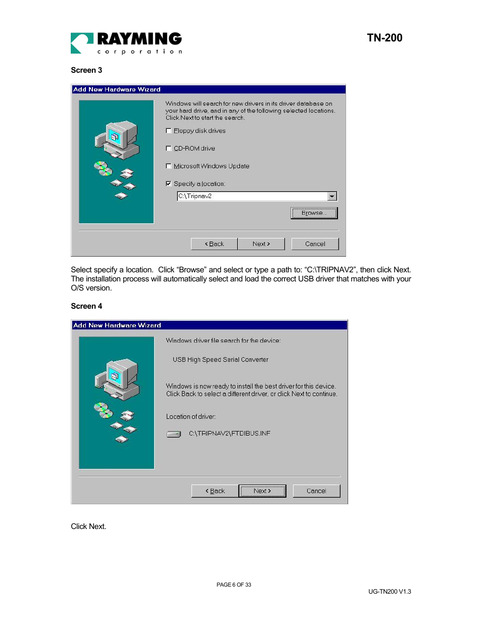 Tn-200 | Rayming TN-200 User Manual | Page 6 / 33