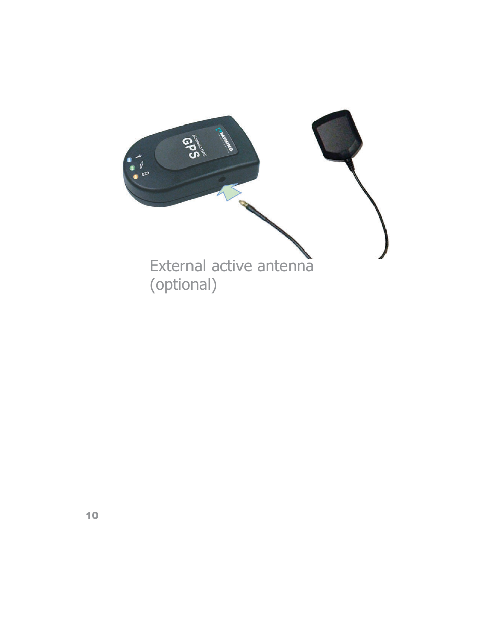 External active antenna (optional) | Rayming TN-206 User Manual | Page 13 / 25