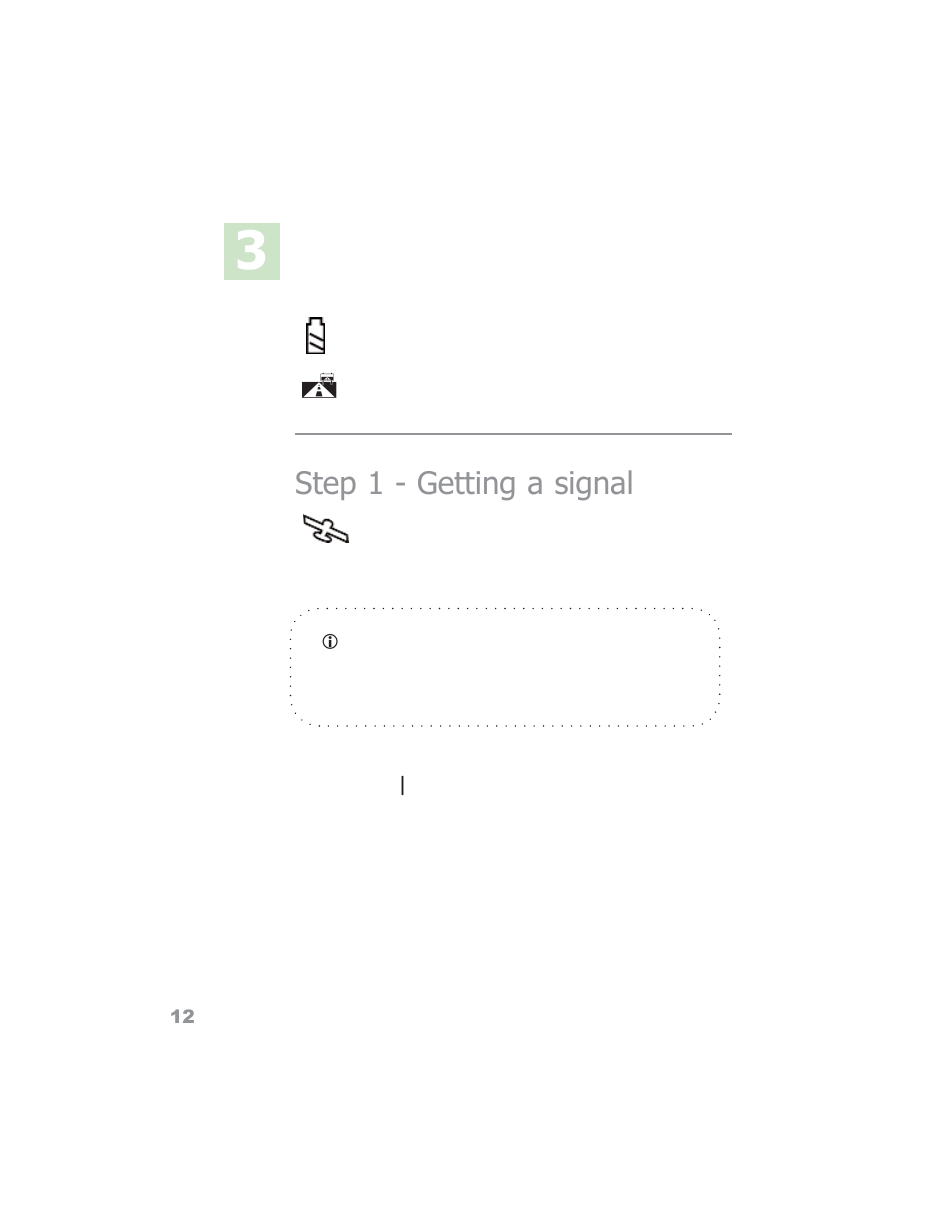 Using your tn-206, Step 1 - getting a signal | Rayming TN-206 User Manual | Page 15 / 25
