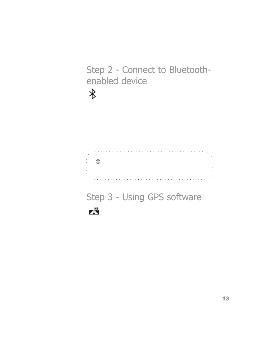 Step 2 - connect to bluetooth- enabled device, Step 3 - using gps software | Rayming TN-206 User Manual | Page 16 / 25