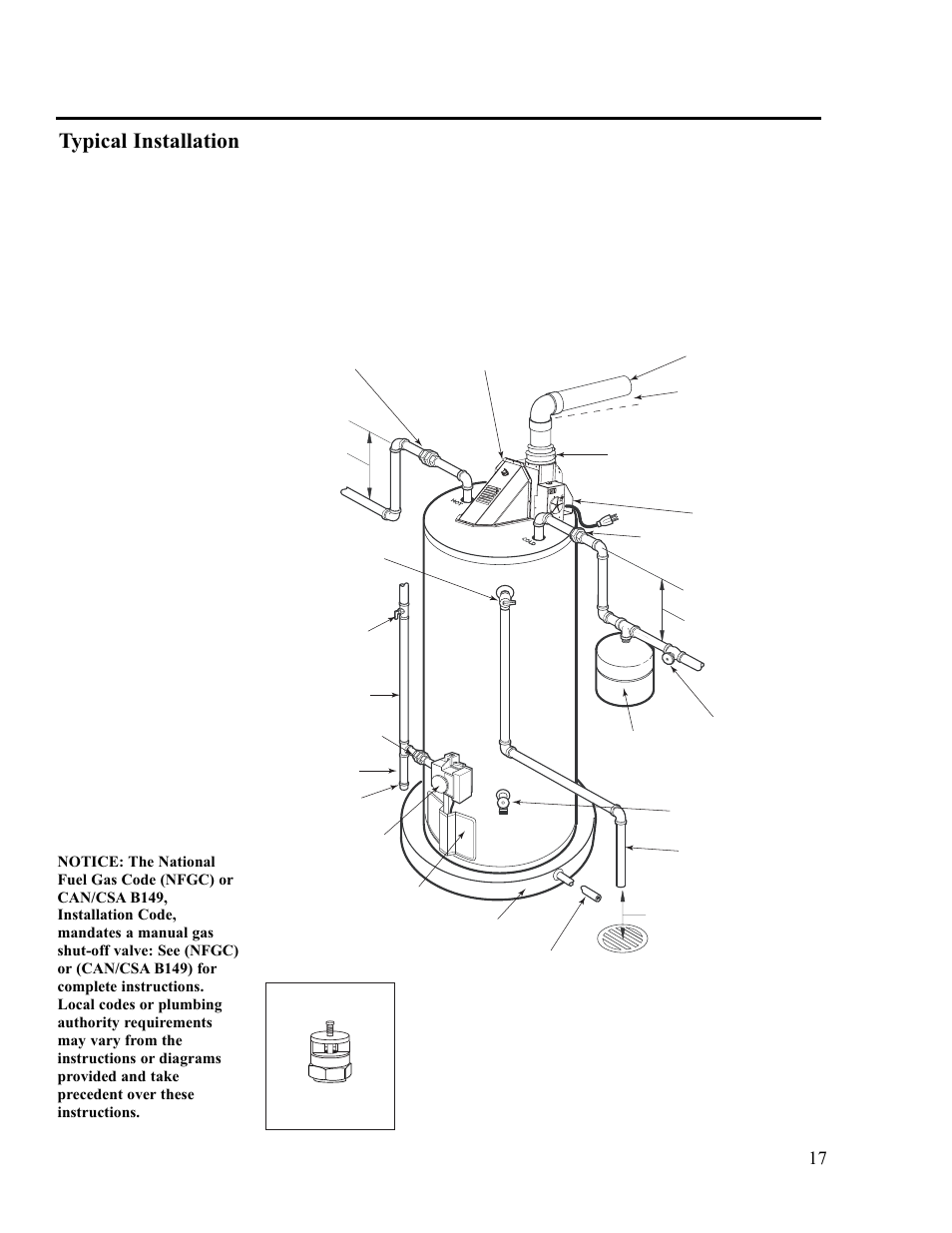 Typical installation | Ruud PowerVent 2 AP13370-2 User Manual | Page 17 / 28