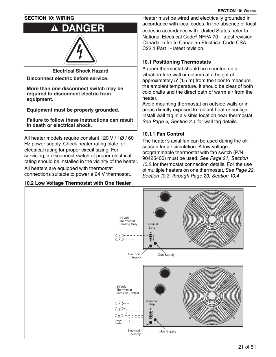 Danger | Roberts Gorden 175 User Manual | Page 29 / 62