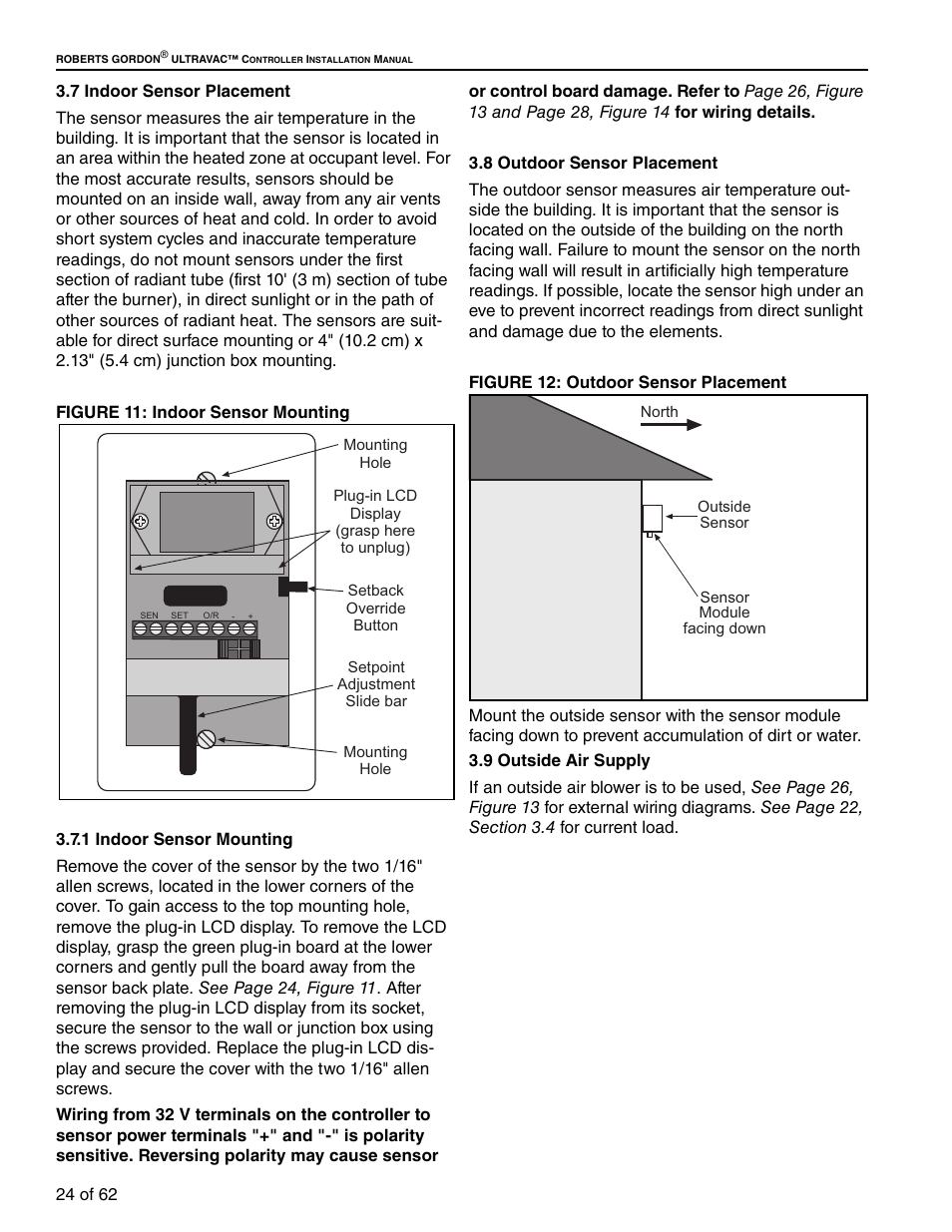 Roberts Gorden 10081601NA Rev H 12/11 User Manual | Page 30 / 70