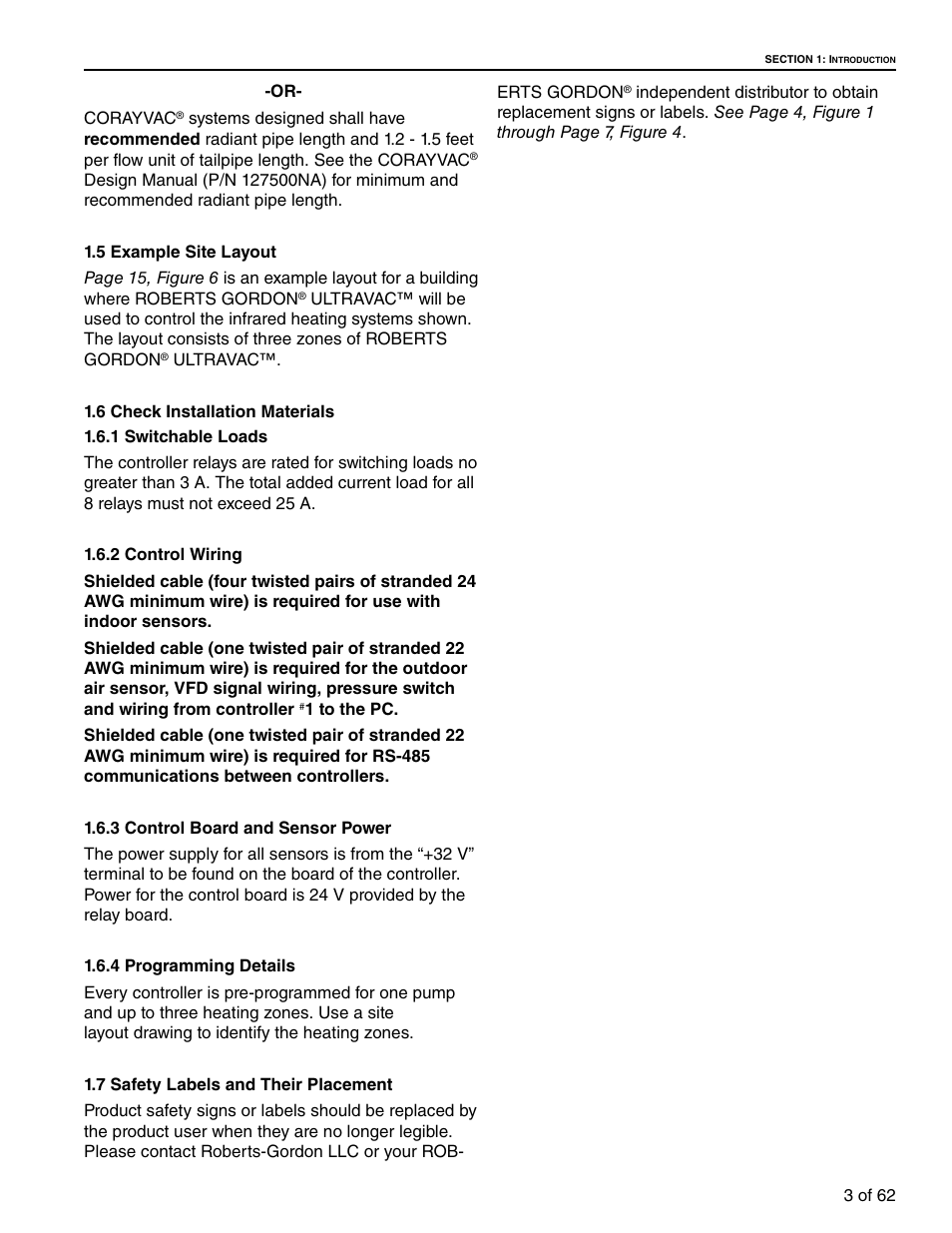 Roberts Gorden 10081601NA Rev H 12/11 User Manual | Page 9 / 70