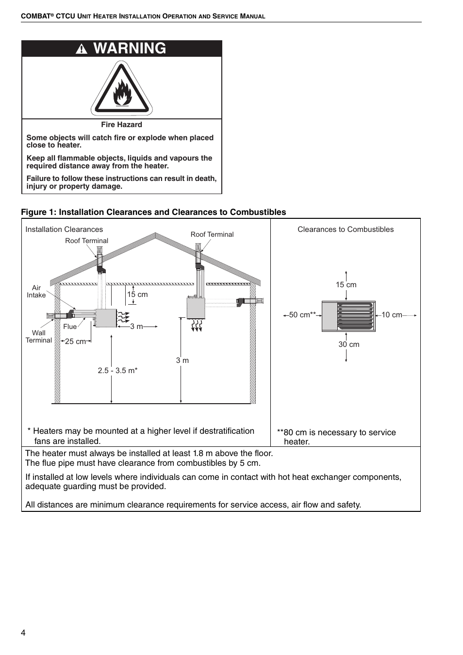 Warning | Roberts Gorden CTCU 27 User Manual | Page 10 / 40