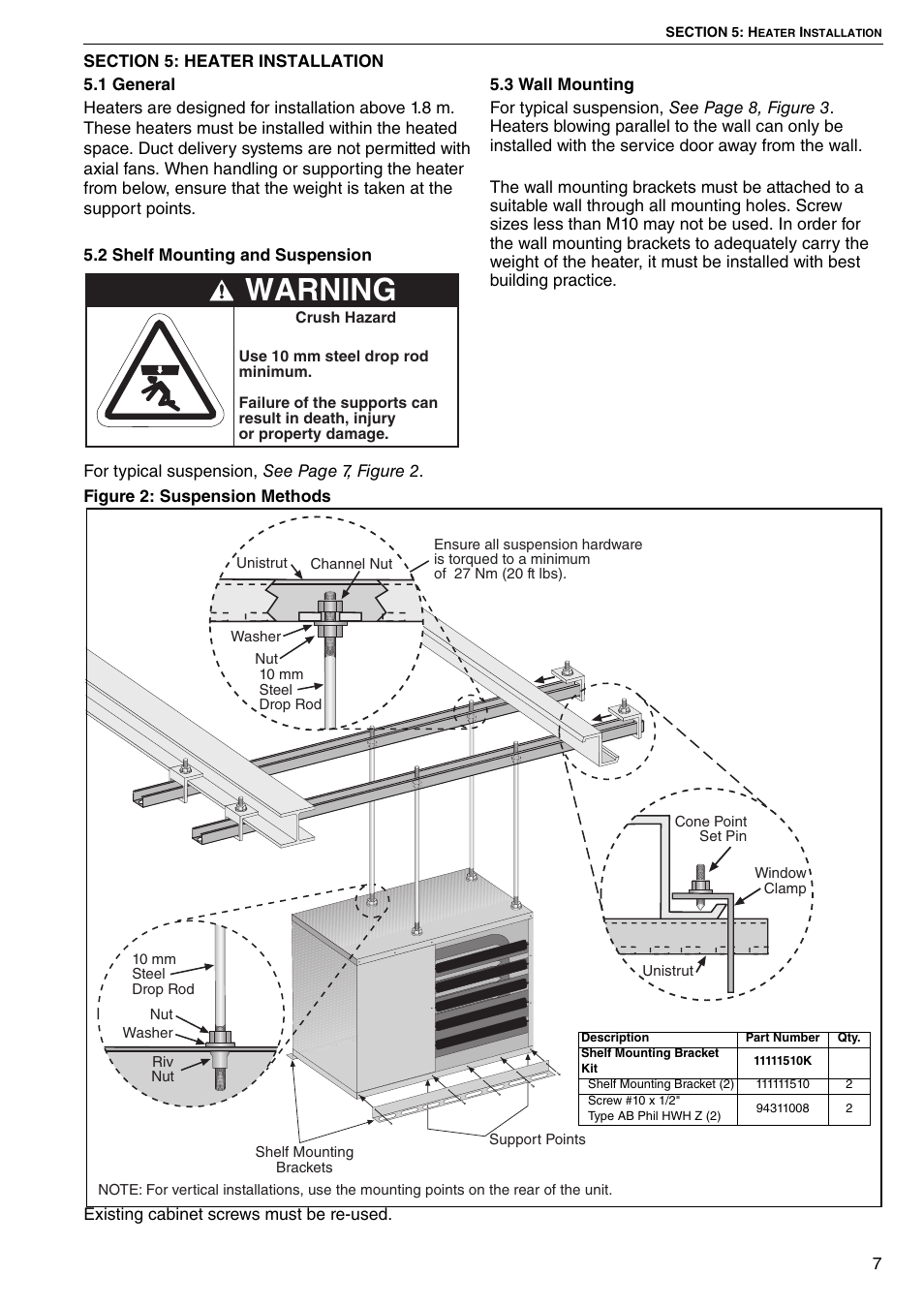 Warning | Roberts Gorden CTCU 27 User Manual | Page 13 / 40