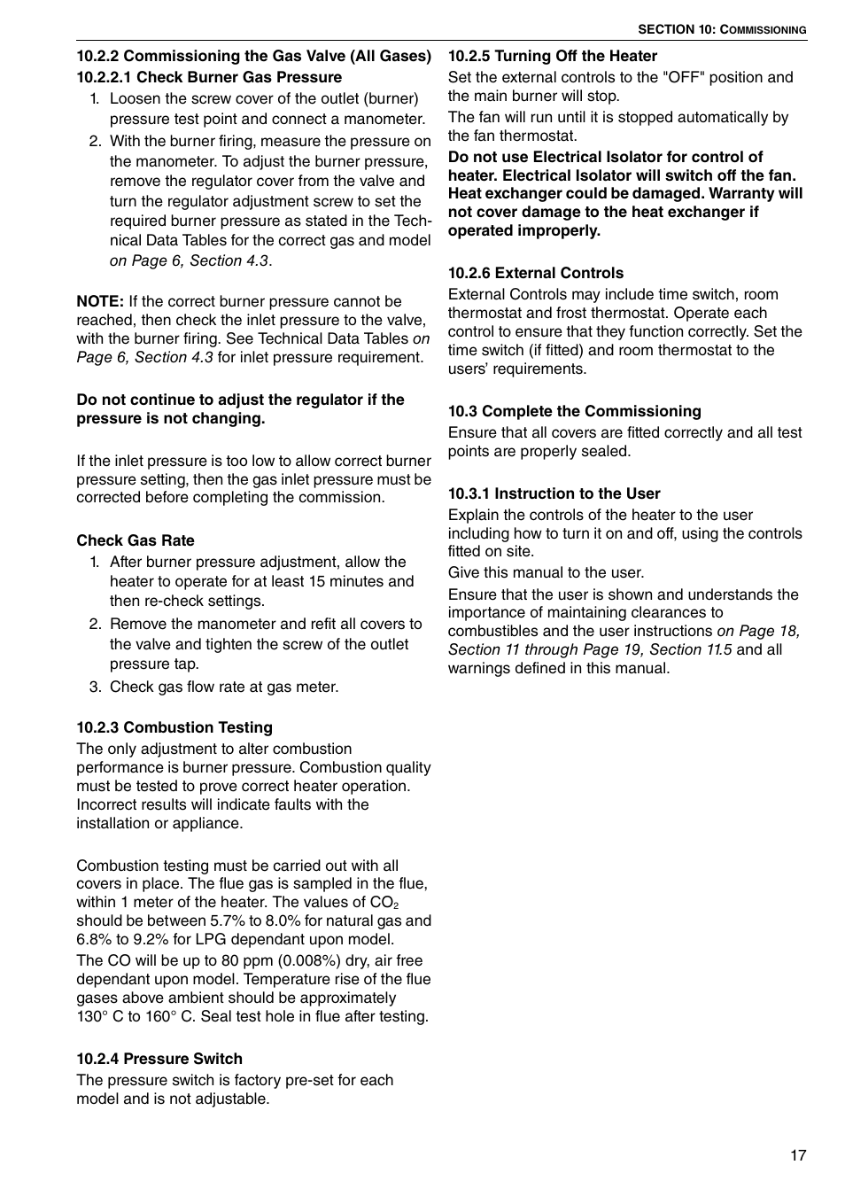 Roberts Gorden CTCU 27 User Manual | Page 23 / 40
