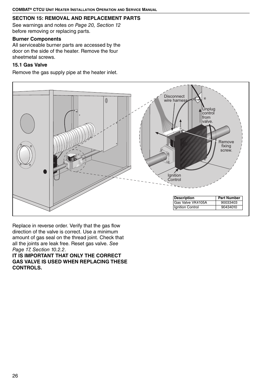 Roberts Gorden CTCU 27 User Manual | Page 32 / 40
