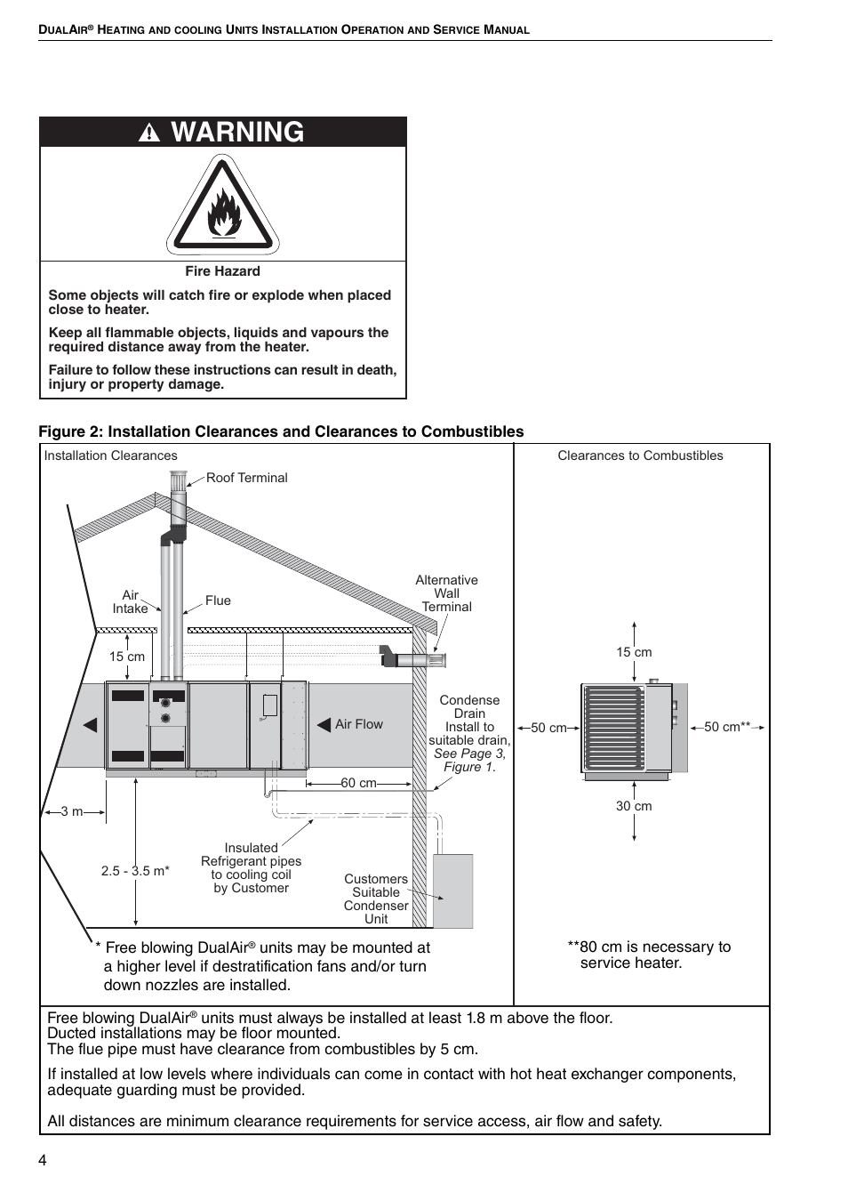 Warning | Roberts Gorden DAT100 User Manual | Page 10 / 52