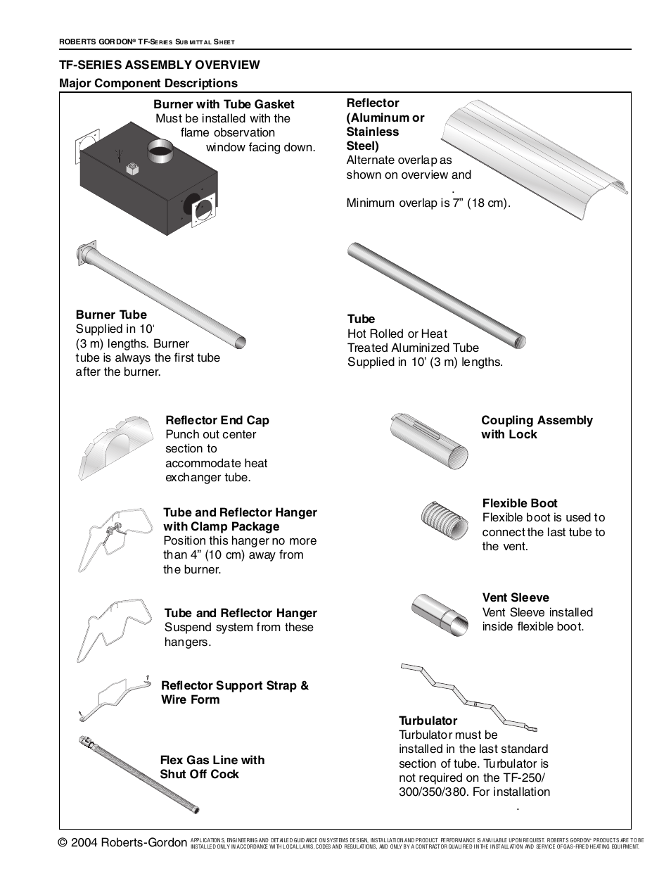 Roberts Gorden Vantage TF-Series User Manual | Page 11 / 44