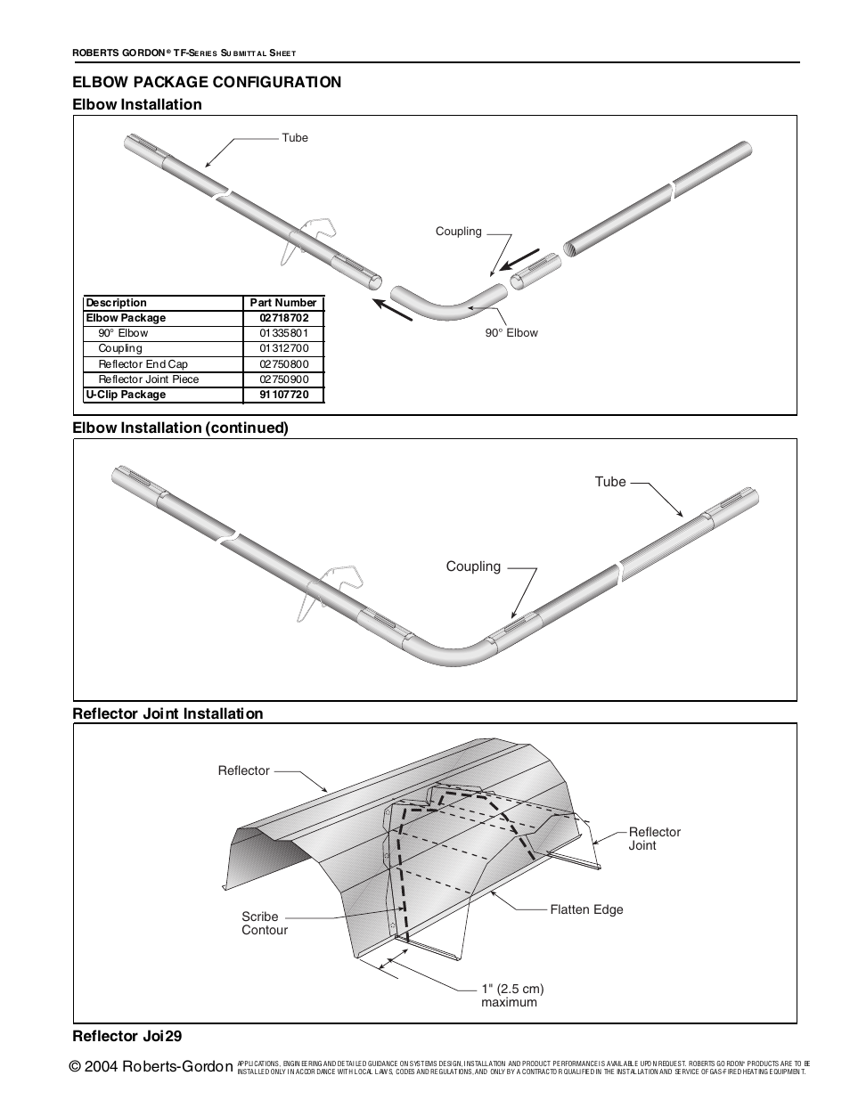2004 roberts-gordon | Roberts Gorden Vantage TF-Series User Manual | Page 24 / 44