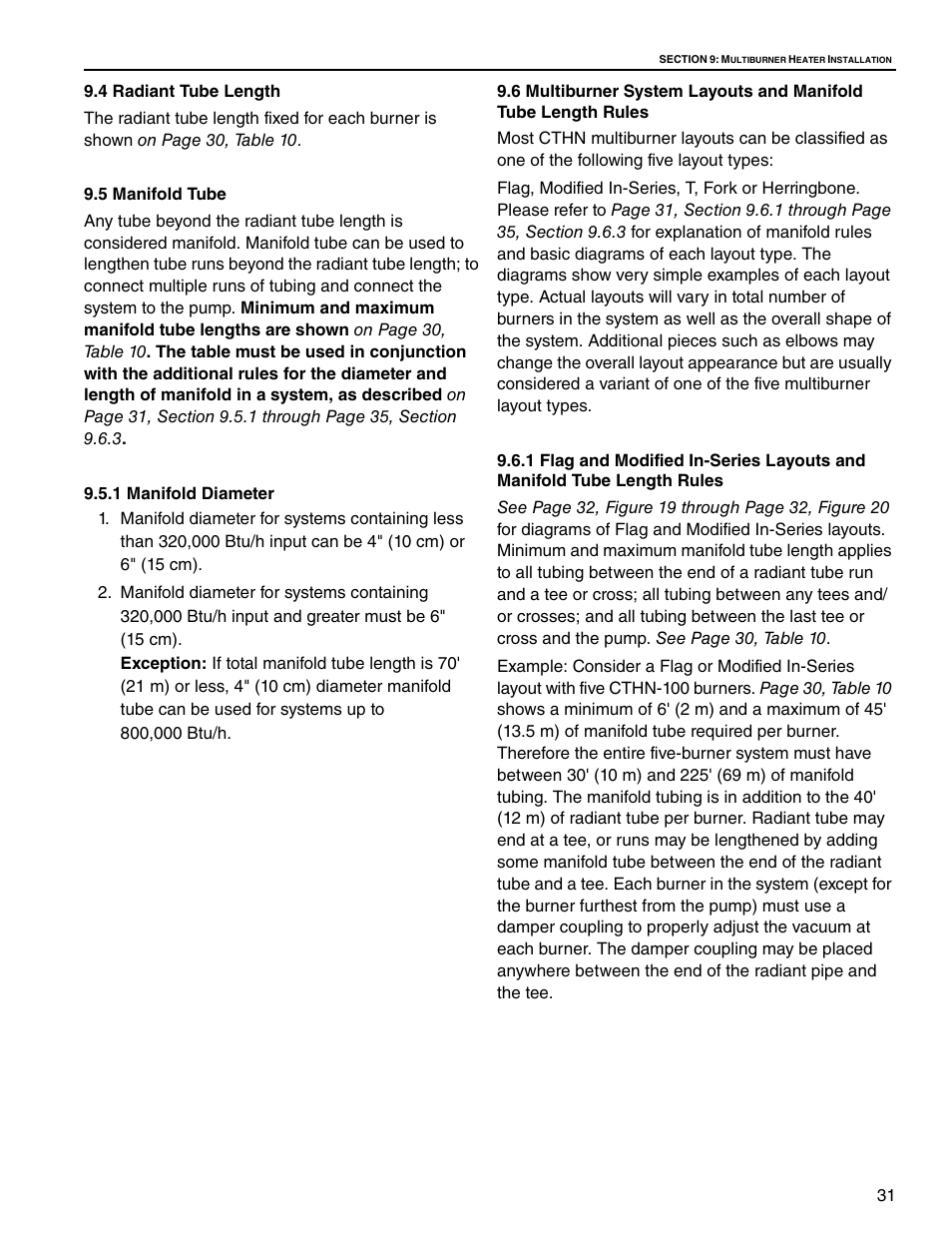 Roberts Gorden VANTAGE NP CTHN-125 User Manual | Page 37 / 48