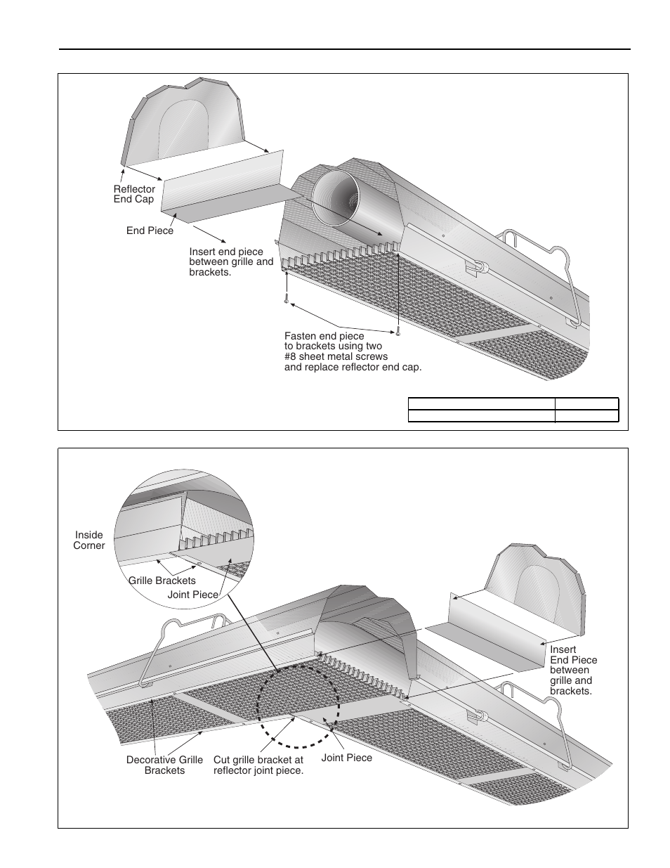 2004 roberts-gordon, End piece and reflector end cap 90° elbow | Roberts Gorden GordonRay BH-175 User Manual | Page 28 / 41