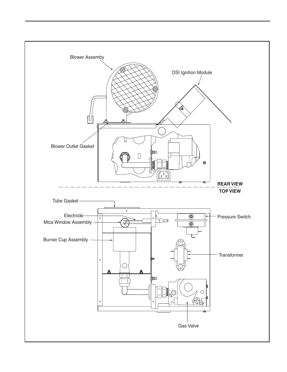 2004 roberts-gordon, Internal burner diagram | Roberts Gorden GordonRay BH-175 User Manual | Page 40 / 41