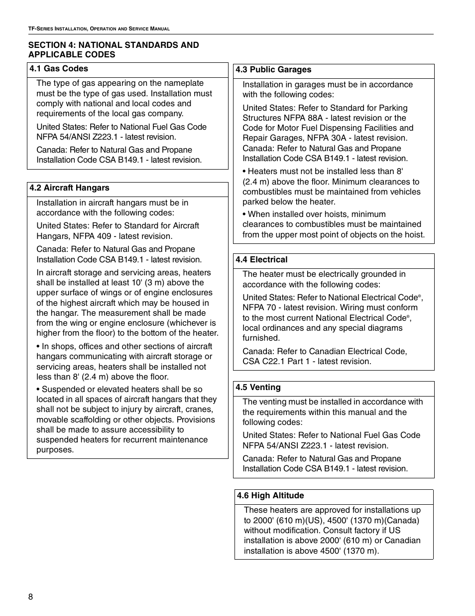 Roberts Gorden Vantage TF TF-300 User Manual | Page 14 / 20