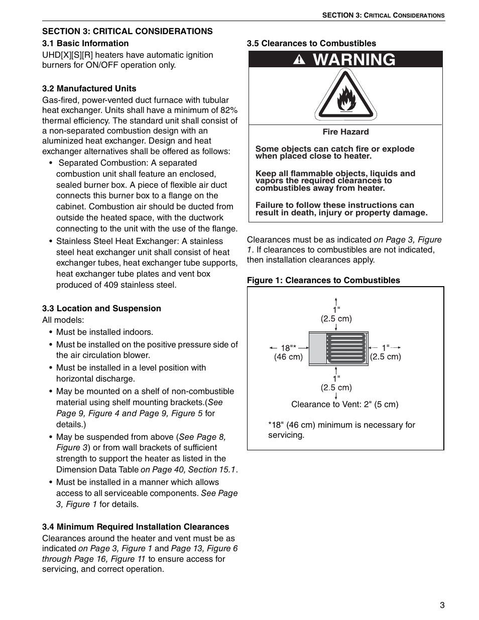 Warning | Roberts Gorden Combat UHD[X][S][R] 75 User Manual | Page 9 / 54