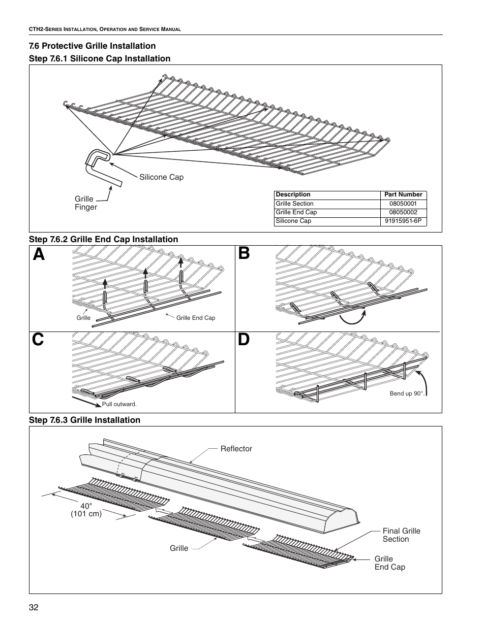 Ab c d | Roberts Gorden VANTAGE II CTH2-40 User Manual | Page 38 / 68
