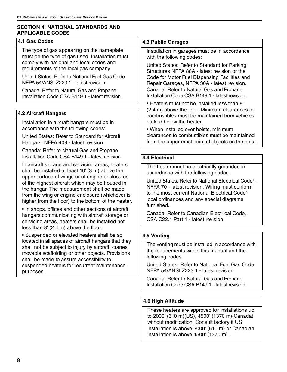 Roberts Gorden VANTAGE NP CTHN-200 User Manual | Page 14 / 30