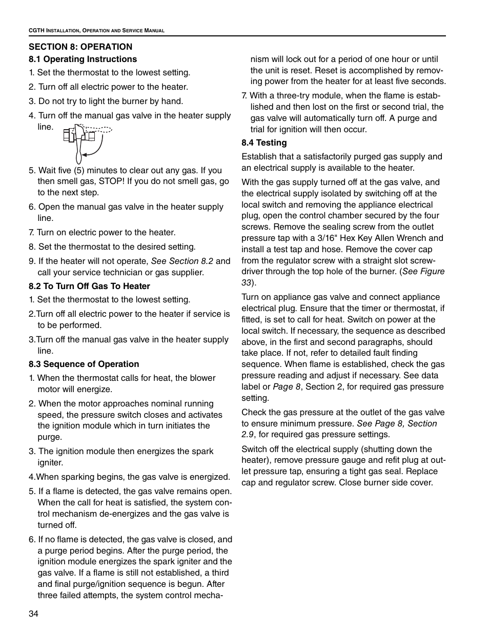 Roberts Gorden Caribe CGTH-50 User Manual | Page 40 / 58