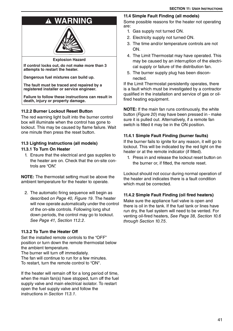 Roberts Gorden Combat Cabinet Heaters POP-ECA/PGP-ECA 015 to 0100 User Manual | Page 47 / 62