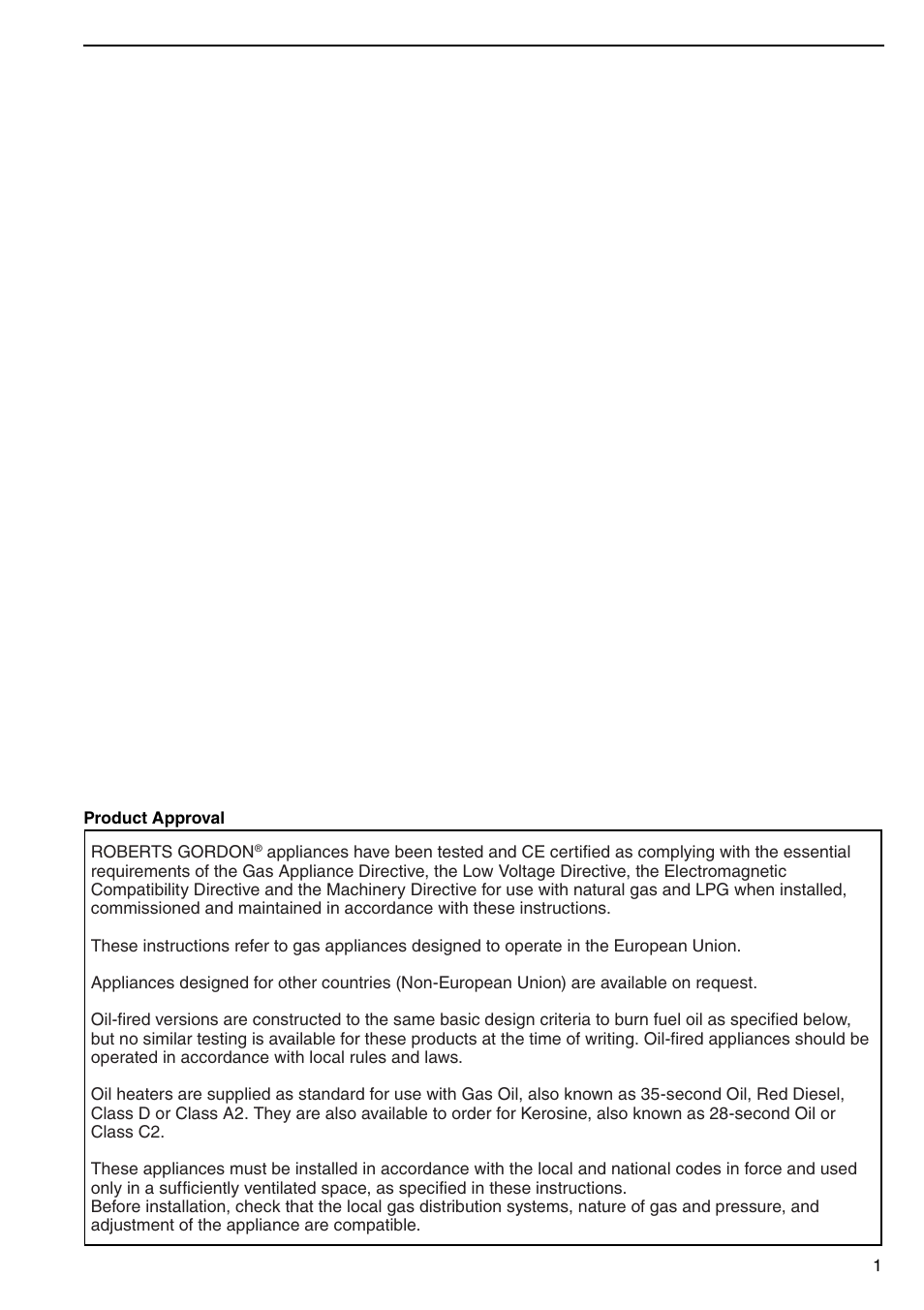 Roberts Gorden Combat Cabinet Heaters POP-ECA/PGP-ECA 015 to 0100 User Manual | Page 7 / 62