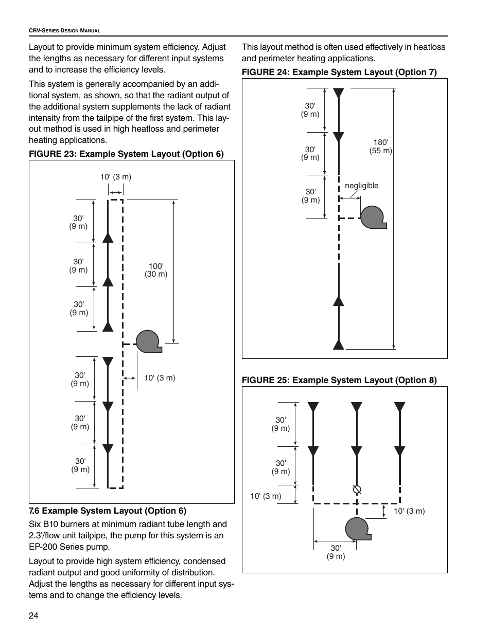 6 example system layout (option 6) | Roberts Gorden CRV-B-9 User Manual | Page 30 / 40