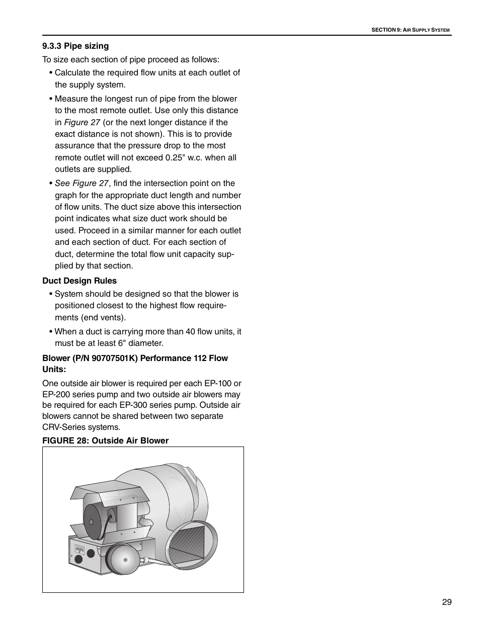 Figure 28: outside air blower | Roberts Gorden CRV-B-9 User Manual | Page 35 / 40