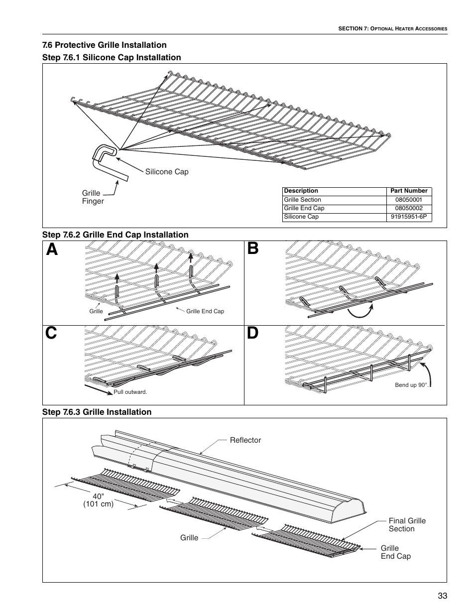 Ab c d | Roberts Gorden Linear Heater User Manual | Page 19 / 50