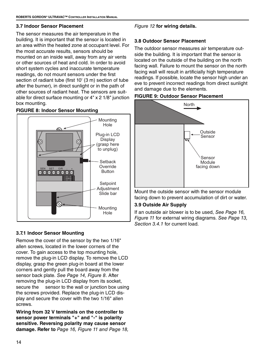 Roberts Gorden UltraVac NEMA 4 User Manual | Page 20 / 48