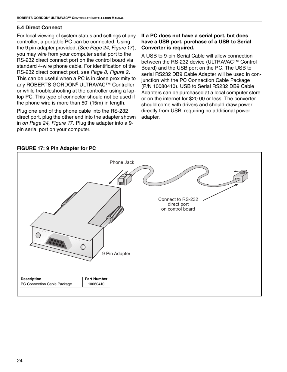 Roberts Gorden UltraVac NEMA 4 User Manual | Page 30 / 48