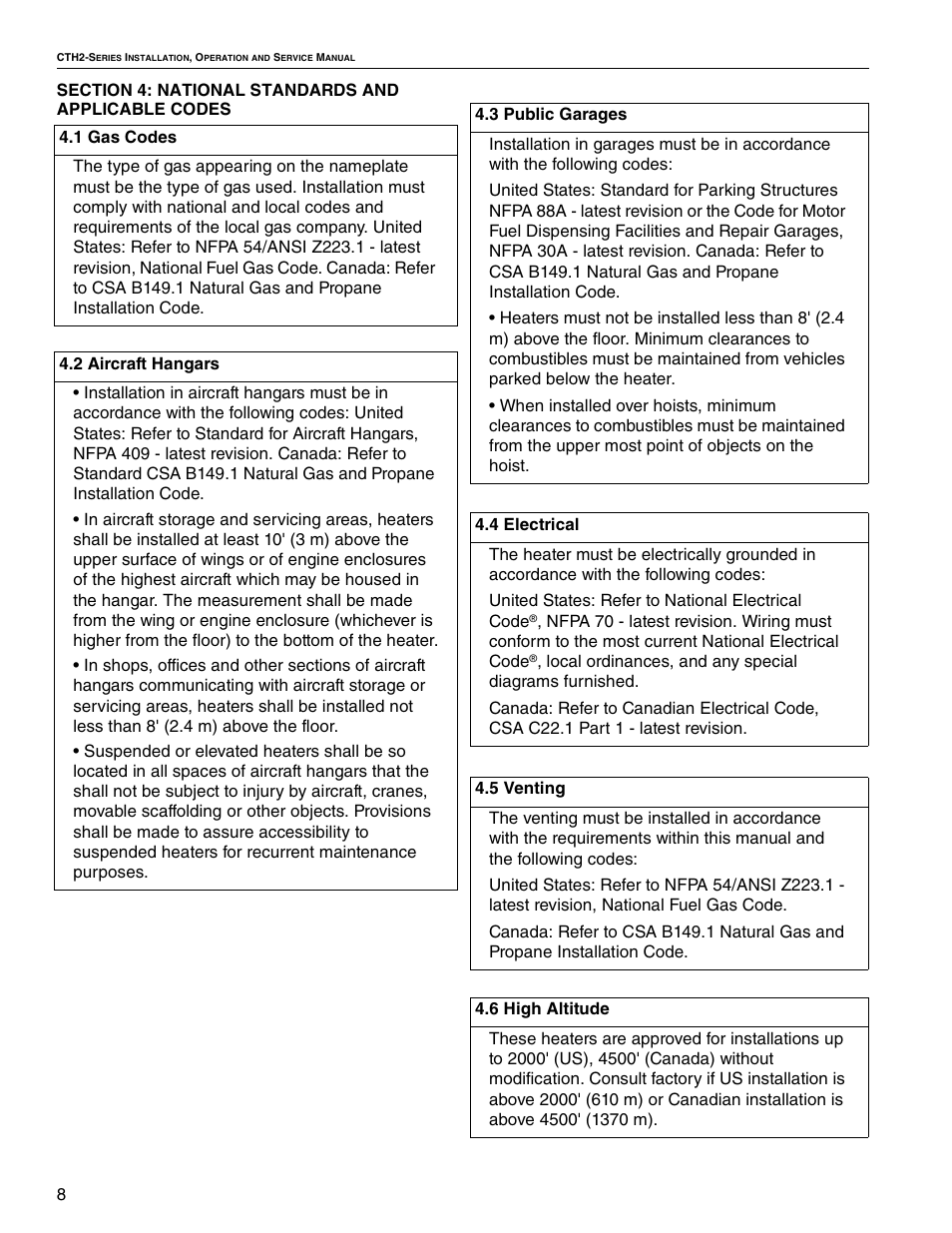Roberts Gorden VANTAGE II CTH2-80 User Manual | Page 14 / 32