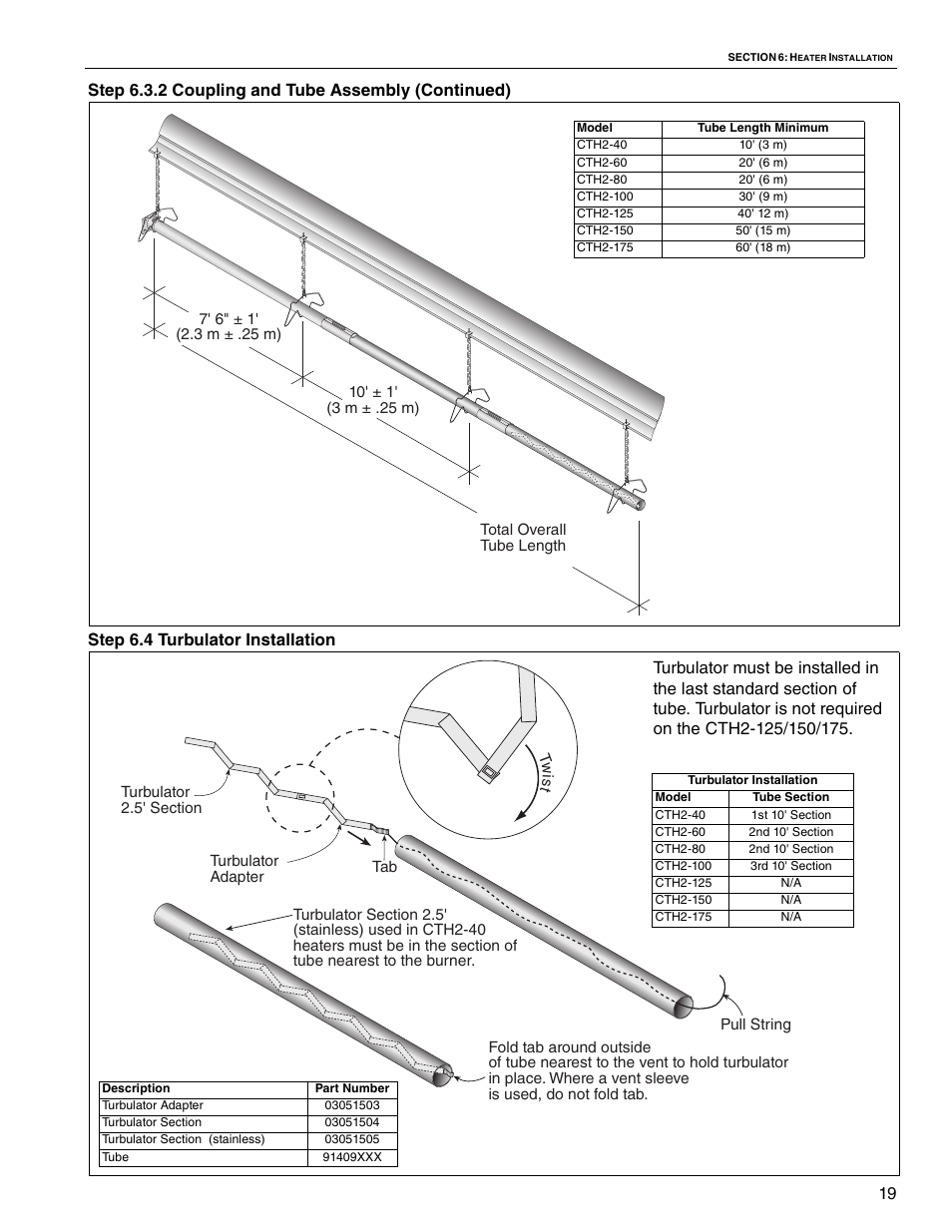 Roberts Gorden VANTAGE II CTH2-80 User Manual | Page 25 / 32