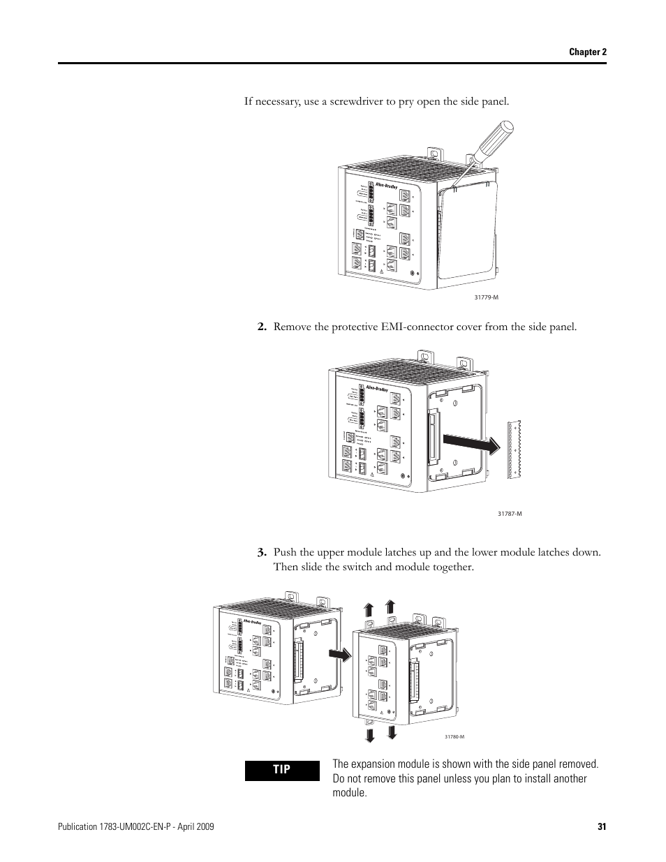 Rockwell Tools STRATIX 8000 ETHERNET 1783-MS10T User Manual | Page 31 / 92