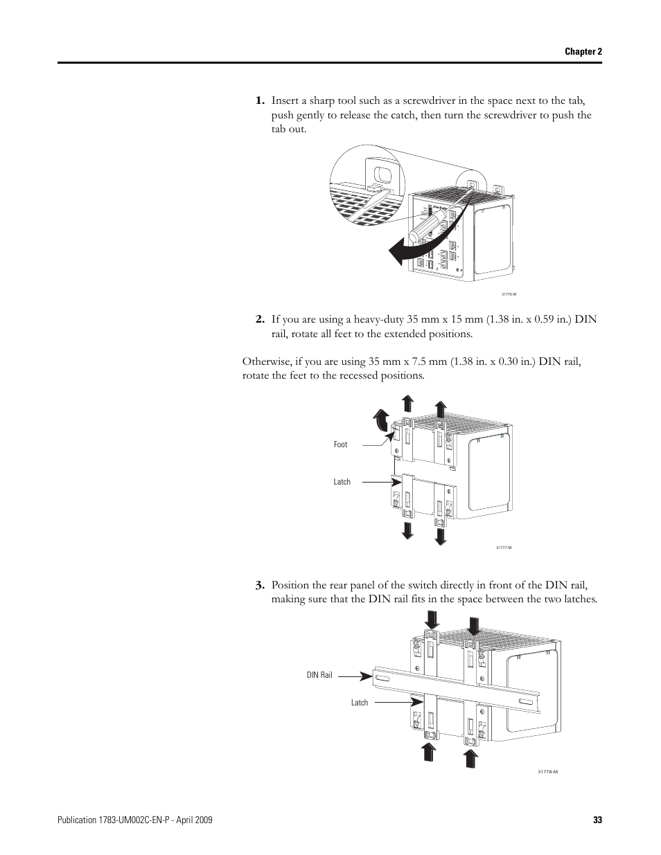 Rockwell Tools STRATIX 8000 ETHERNET 1783-MS10T User Manual | Page 33 / 92