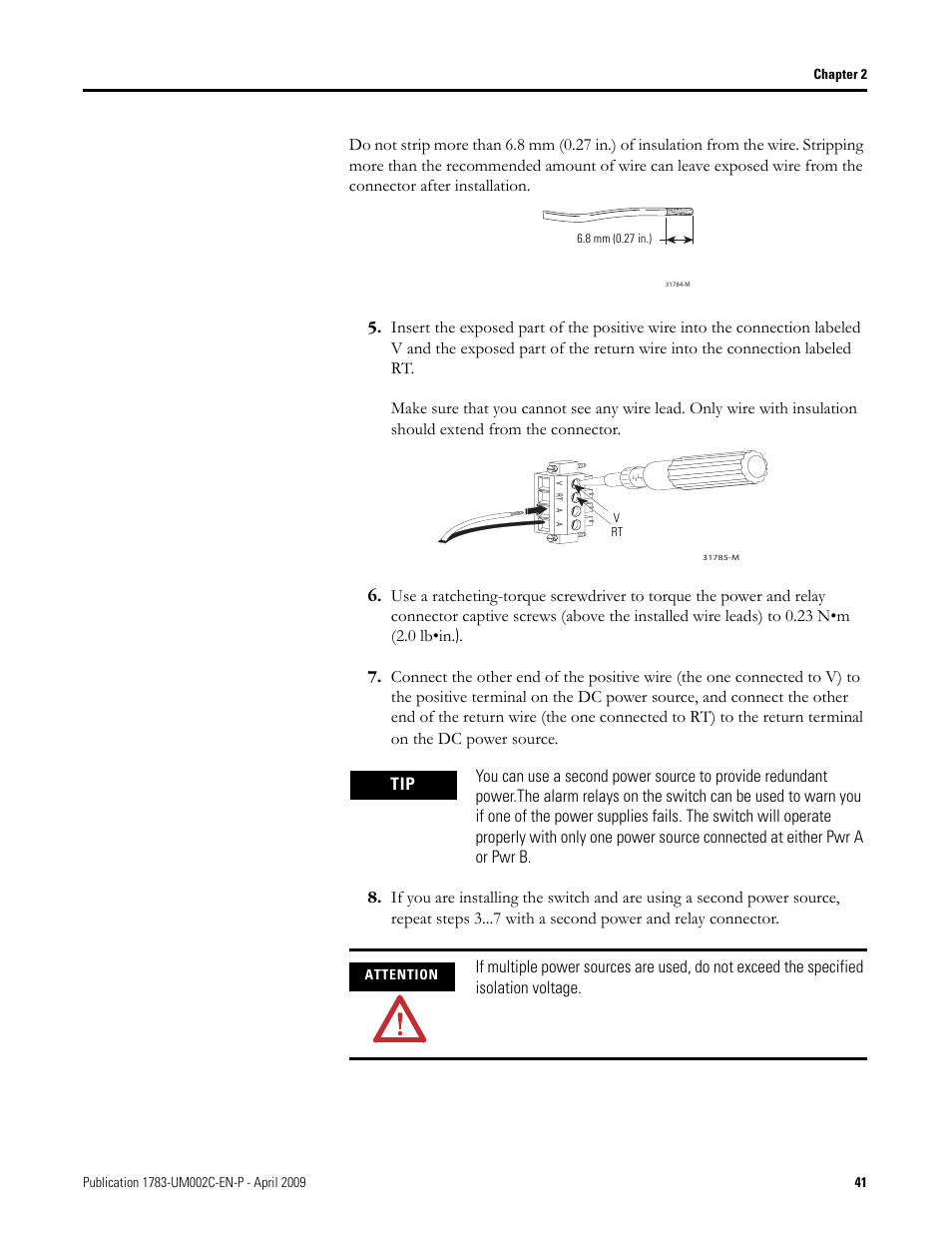 Rockwell Tools STRATIX 8000 ETHERNET 1783-MS10T User Manual | Page 41 / 92