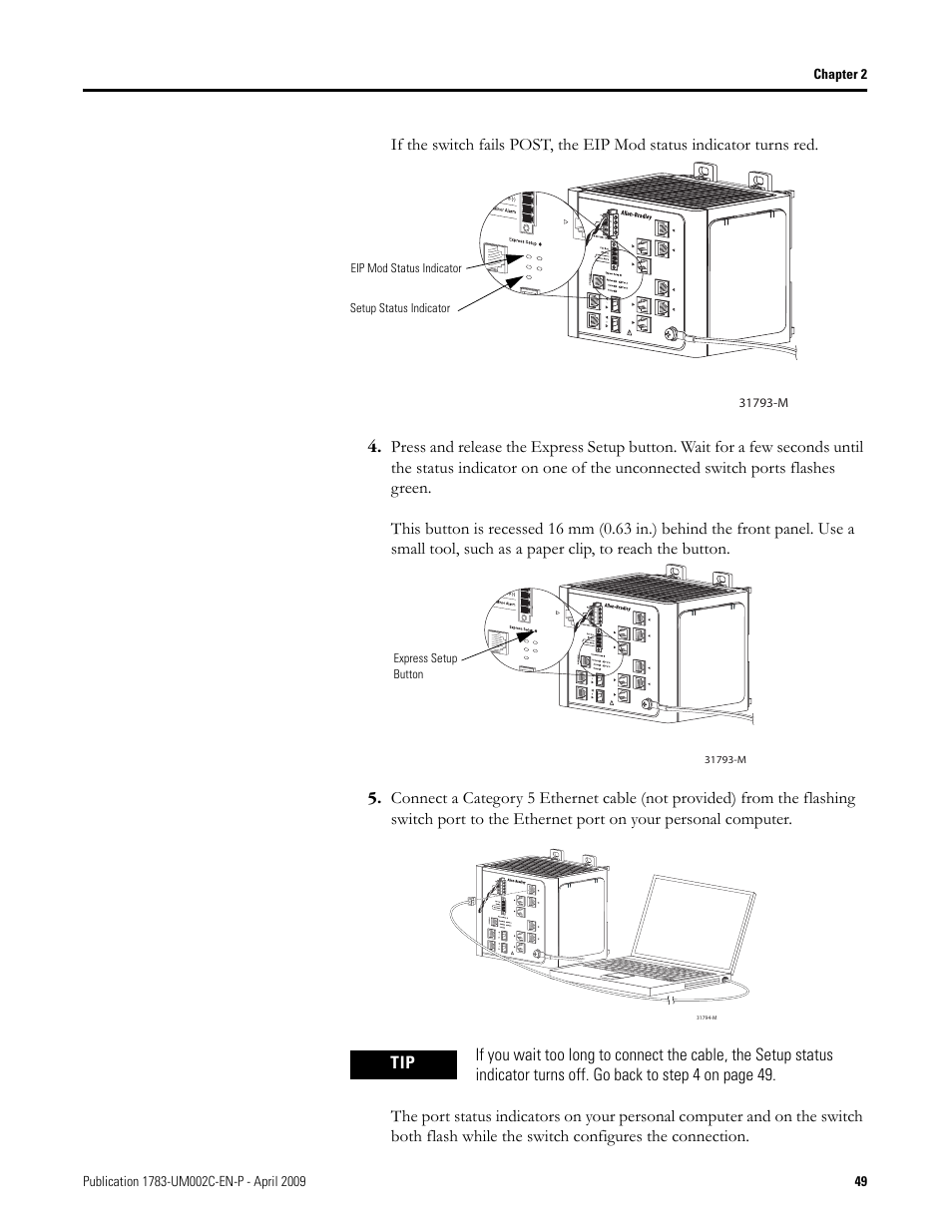 Rockwell Tools STRATIX 8000 ETHERNET 1783-MS10T User Manual | Page 49 / 92