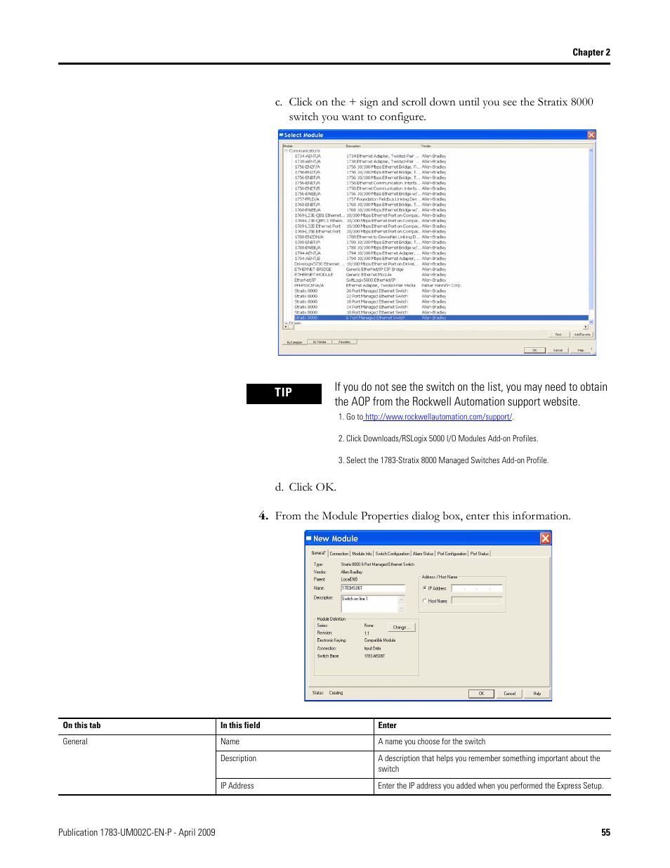Rockwell Tools STRATIX 8000 ETHERNET 1783-MS10T User Manual | Page 55 / 92