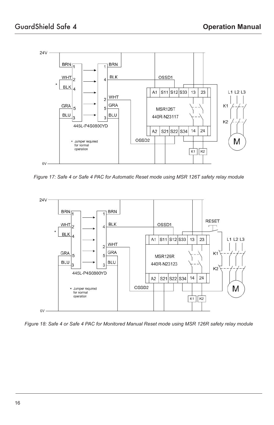 Guardshield safe 4, Operation manual | Rockwell Tools GUARDSHIELD SAFE 4 User Manual | Page 16 / 24