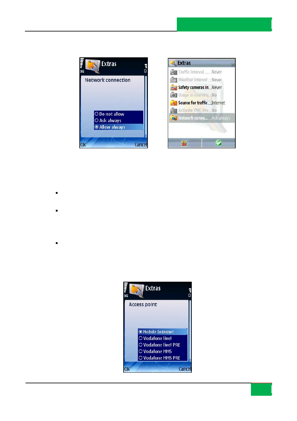 Network connection, Access point | ROUTE 66 Mobile 8 User Manual | Page 105 / 114