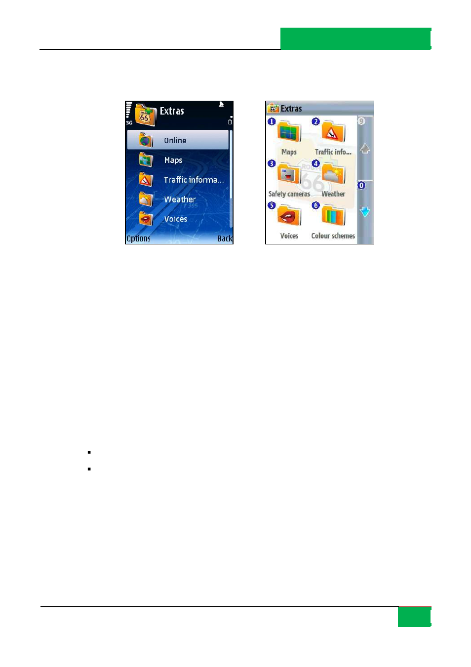 Extras, Purchasing digital content | ROUTE 66 Mobile 8 User Manual | Page 37 / 114