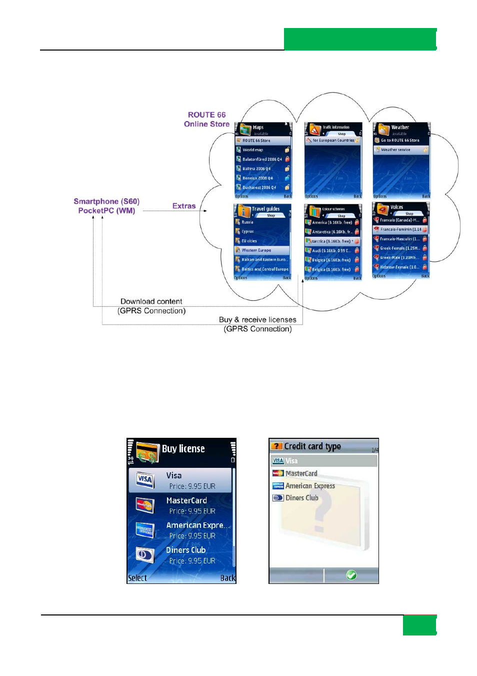 Route 66 online store | ROUTE 66 Mobile 8 User Manual | Page 38 / 114