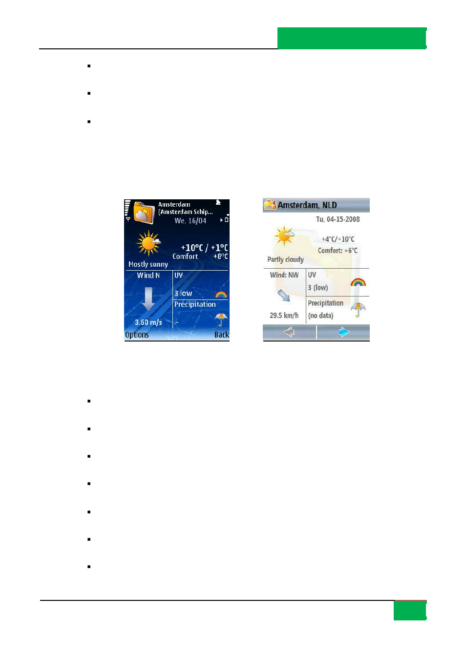 Weather: today | ROUTE 66 Mobile 8 User Manual | Page 63 / 114