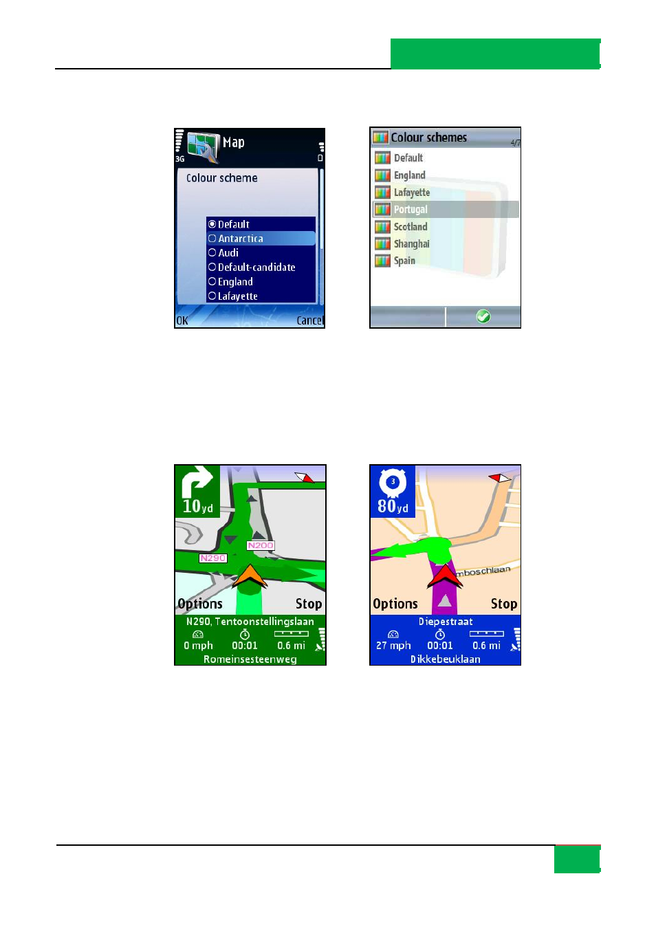 Colour scheme | ROUTE 66 Mobile 8 User Manual | Page 82 / 114