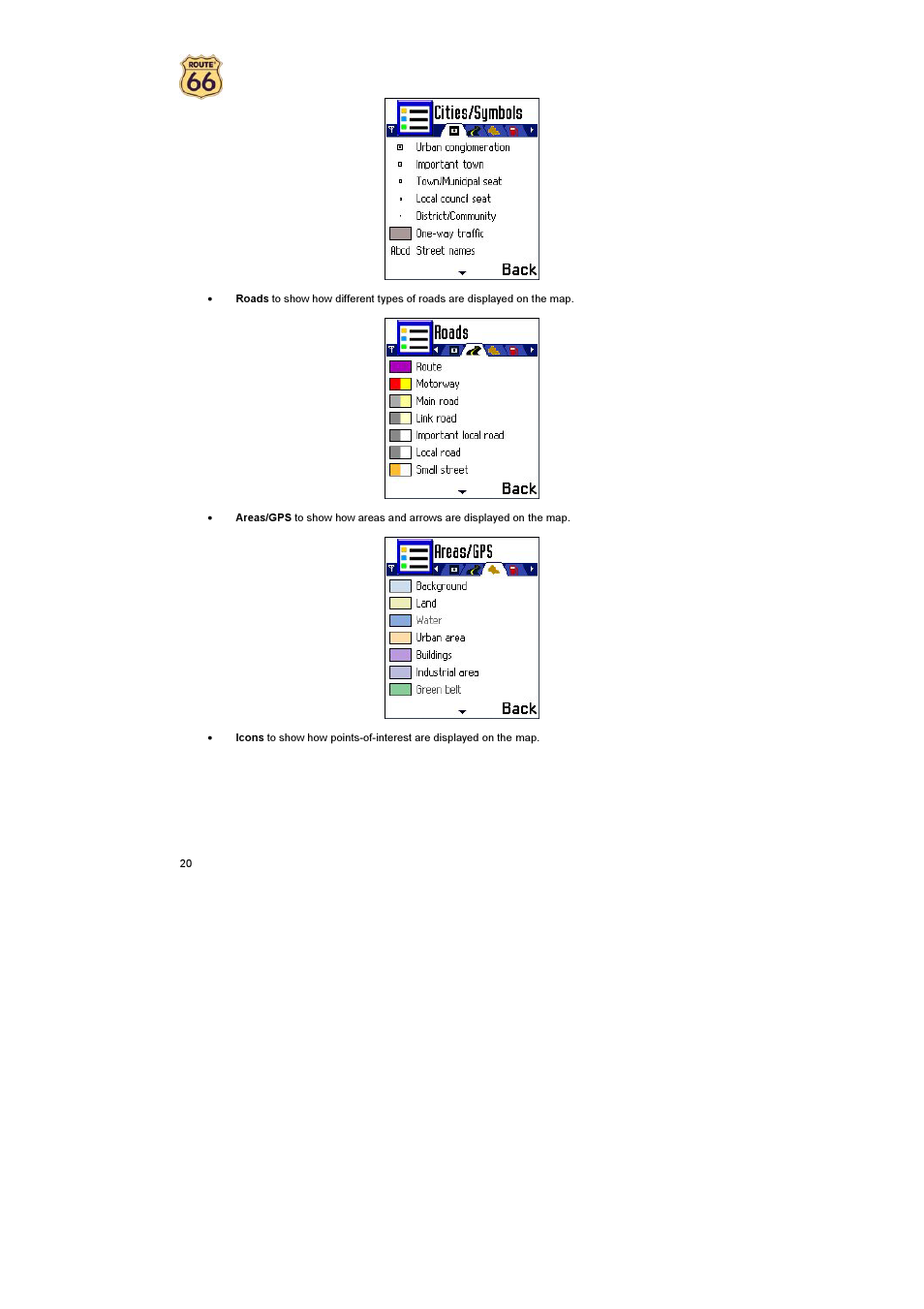 ROUTE 66 Mobile 2005 User Manual | Page 20 / 23