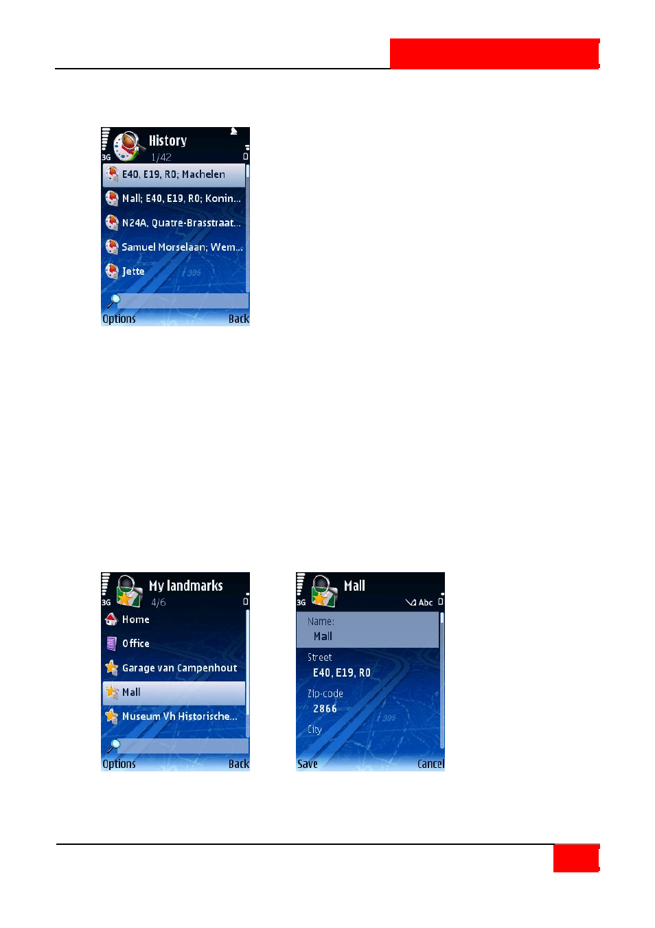 ROUTE 66 SYMBIAN S60 V3 User Manual | Page 14 / 114