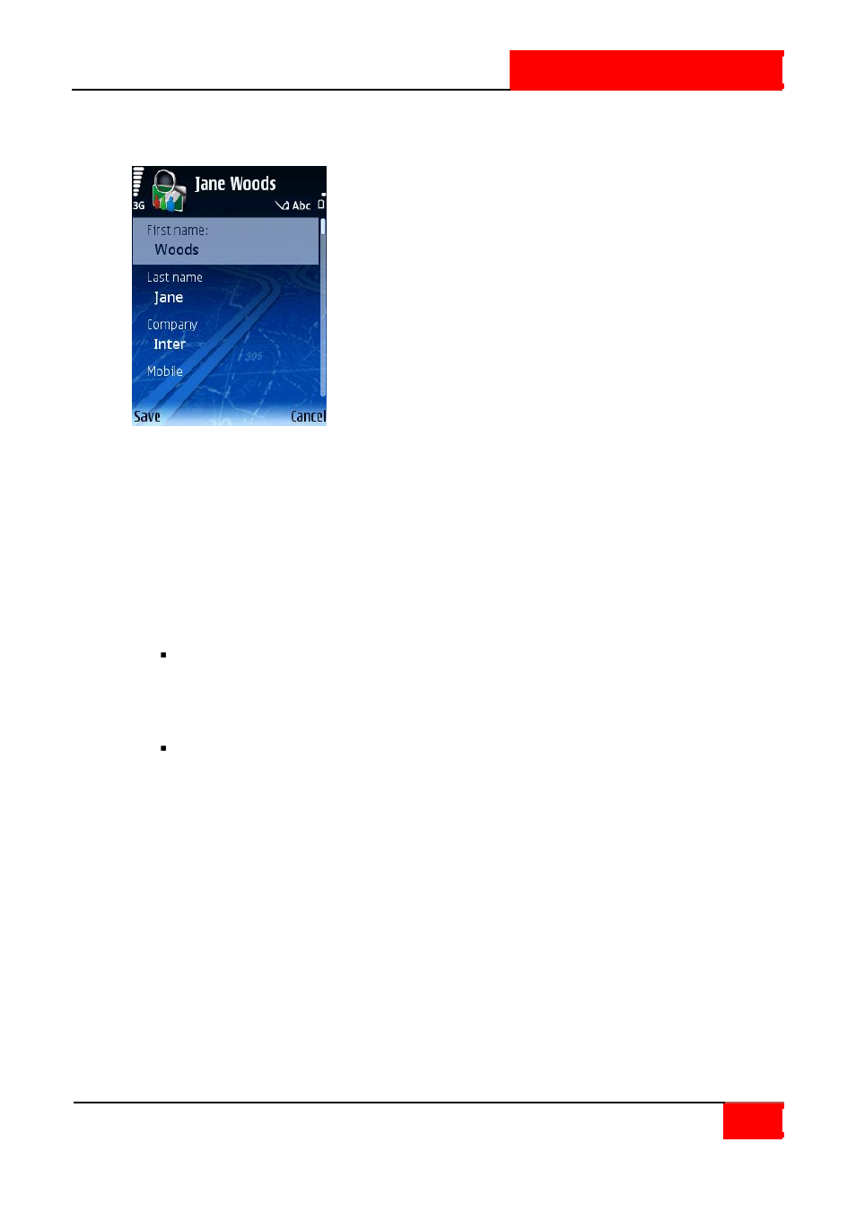 Contacts editor, Voice instructions | ROUTE 66 SYMBIAN S60 V3 User Manual | Page 18 / 114