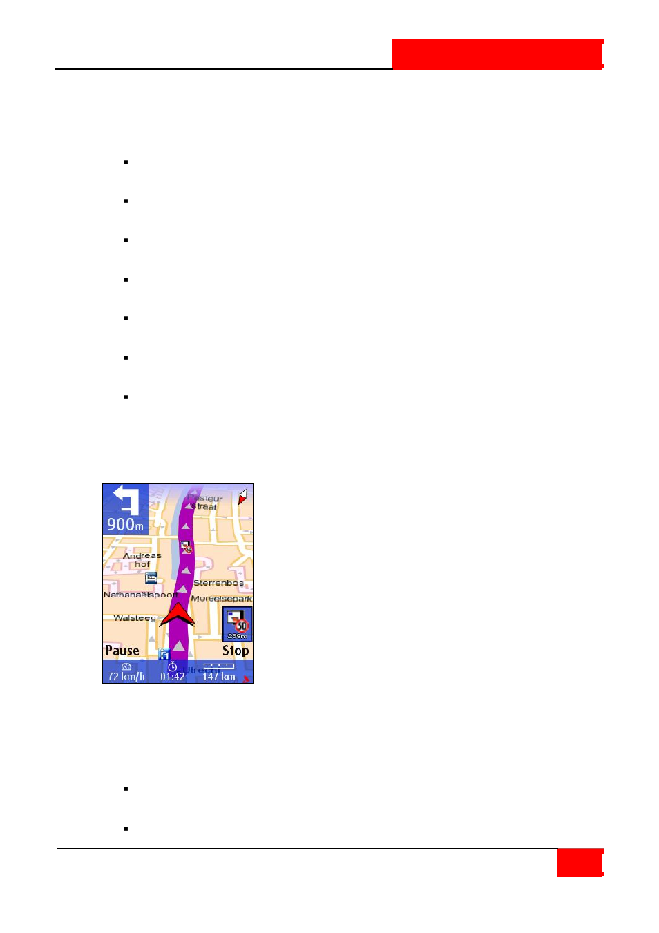 Simulate route | ROUTE 66 SYMBIAN S60 V3 User Manual | Page 27 / 114