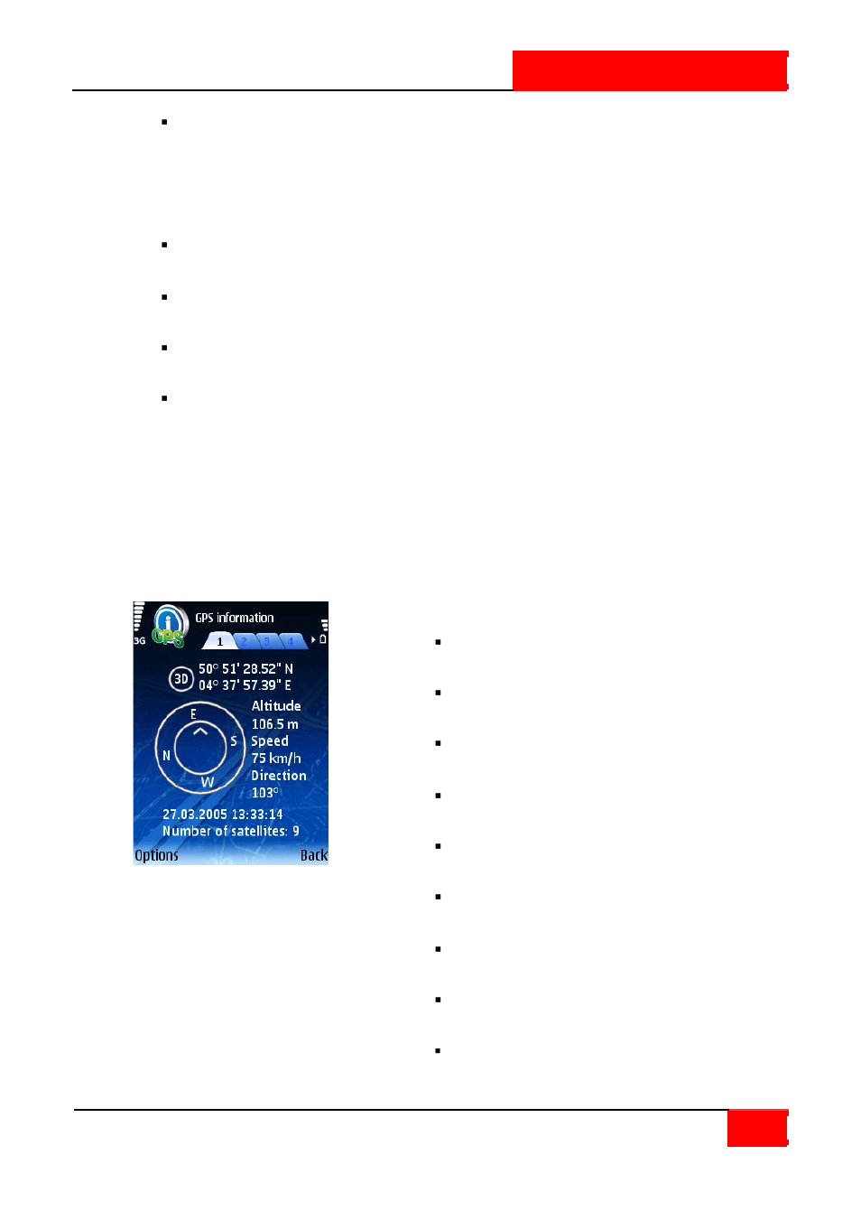 Gps information | ROUTE 66 SYMBIAN S60 V3 User Manual | Page 33 / 114